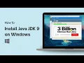 How to Install Java JDK 9 on Windows 10