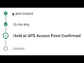 MY PHONE ARRIVED FOR UPS PICKUP