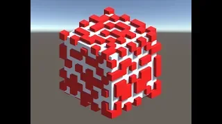 Tutorial 3D Prims Algorithm Maze Generator USING ONE SCRIPT
