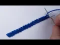 Basic hand embroidery tutorial scroll stitch stitch for beginners