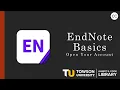 EndNote Basic Open Your Account