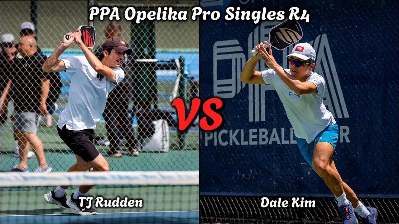 PPA Pro Singles Opelika 125 Back Draw R4: TJ Rudden vs Dale Kim (April 2026)
