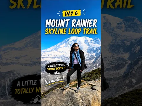 Day 6: We Conquered Mount Rainier’s Skyline Loop! 🏔️🥾