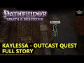 Pathfinder Wrath of The Righteous Kaylessa - Outcast