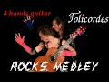 Download Lagu FOLICORDES - Rocks Medley (4 Hands guitar)