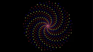 Mesmerizing Spiral Art Python Code Drawing