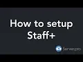 How to setup Staff - Minecraft Java