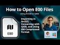 How to Open E00 Files Coverage Export