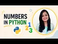 Python Numbers Simplified Integers Floats Explained Beginner Guide with Dr Aakansha Aggarwal