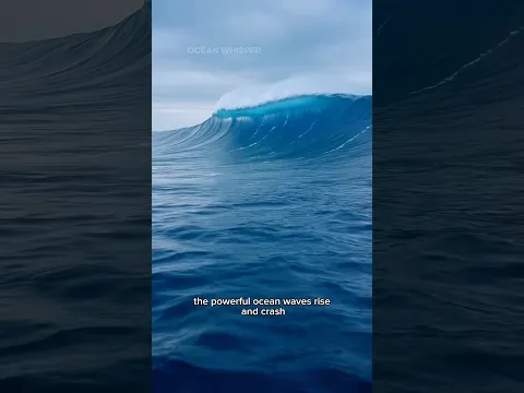 The powerful ocean waves rise and crash beautifully, showing the endless strength and beauty of N.
