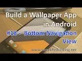 Build a Wallpaper App in Android - Bottom Navigation View