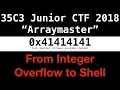 - 35C3 Junior CTF 2018 Arraymaster