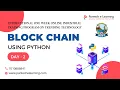 Industrial Training Program on Block chain with VCET Day 2 VCET Pantech eLearning Internship