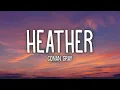 Download Lagu Conan Gray - Heather (Lyrics)