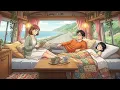 A  Rainy Day in Our Mobile Home 🚐🌧️ Cozy Cooking \u0026 Ocean Morning [Ghibli Vibes]
