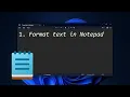 Windows 11 Notepad Now Supports Text Formatting Markdown How to