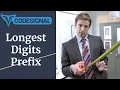Longest Digits Prefix - Codesignal