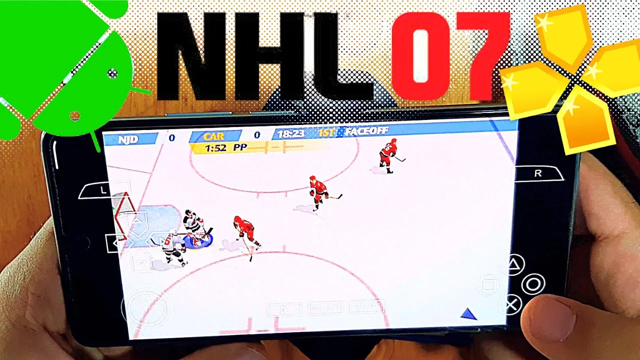 NHL 07 Android - PSP Emulator PPSSPP - Gameplay 2022
