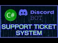 MAKING A SUPPORT TICKET SYSTEM IN A DISCORD BOT PART 1