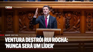 Ventura destrói Rui Rocha: 'Nunca será um líder'