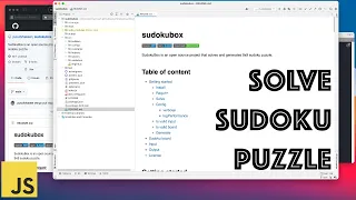 Solving sudoku puzzle using JavaScript Node SudokuBox
