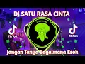 DJ SATU RASA CINTA - Jangan Tanya Bagaimana Esok Full Bass Viral TikTok