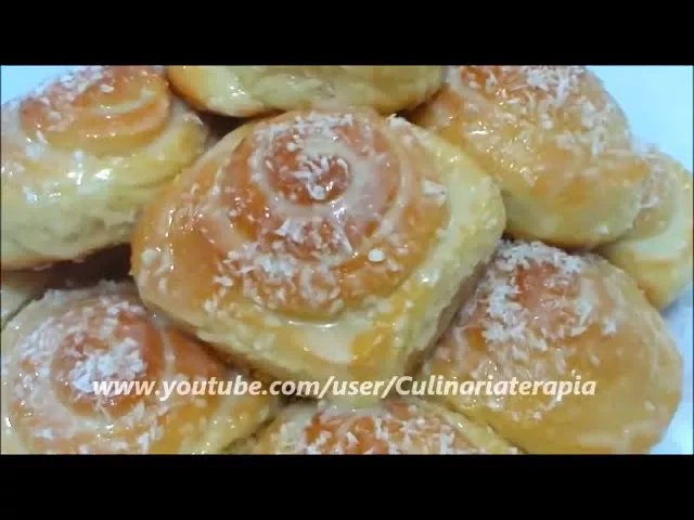 FATIA HÚNGARA COM LEITE CONDENSADO E COCO PÃO DOCE ROSCA EM ALTA