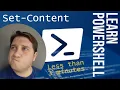 PowerShell Set-Content