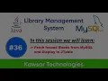 Part 36 - Library Management System in Java Swing Fetch Issued Books from MySQL Display in JTable