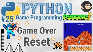 Pygame Tutorial 25 - Game Over and Reset Game