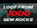 Runescape 3 - Loot from 1000 Gem rocks Amazing for summoning