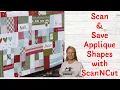 Scan Save Shapes for Pre-cut Applique Brother Canvas PC The Stitchuation Room 17 Aug 26
