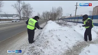 В Омске машина врезалась в киоск
