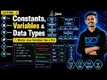 Lecture 5 Java Variables Constants Data Types in Marathi Complete Java Course Dream2Dev