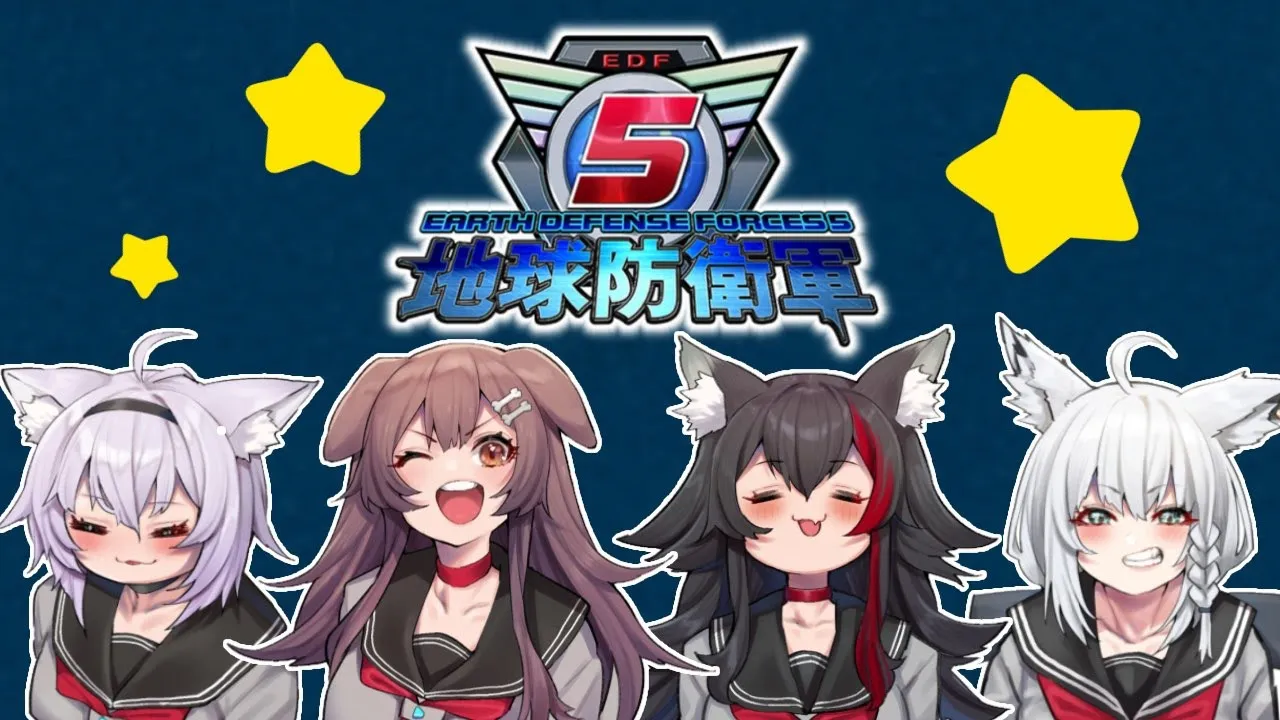 【ころね支店】おひさしゲーマーズで地球防衛軍5だーっ！！【#ホロライブゲーマーズ】