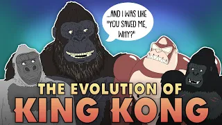 the evolution of king kong animated