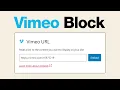 How to Use the WordPress Vimeo Embed Block