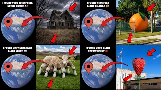 🔥 Very Stranger Top 4 Giant Structures in Google Earth 🌎!