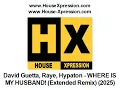 David Guetta, Raye, Hypaton - WHERE IS MY HUSBAND! (Extended Remix) (2025)