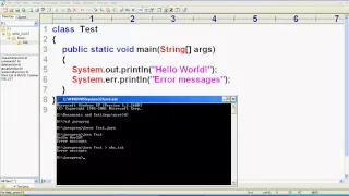 difference between system out println and system err println methods in java