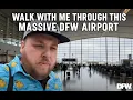 Walk with me through DFW Terminal E to D