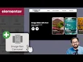 Elementor - Image Carousel with Text Overlay