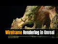 How to make wireframe effect on a 3D model in UInreal Engine