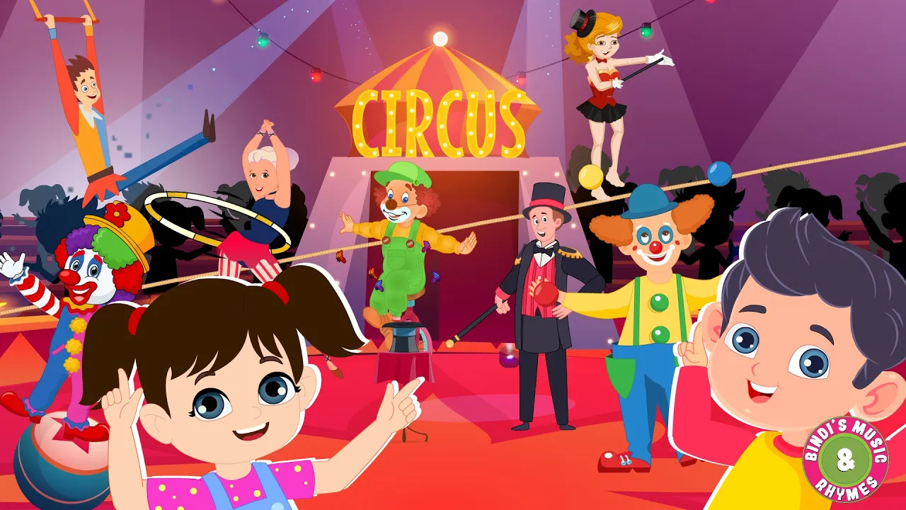 Circus Song | At the Circus Nursery Rhyme for kids with lyrics | Bindi's Music & Rhymes Circus Song | At the Circus Nursery Rhyme for kids with lyrics | Bindi's Music & Rhymes