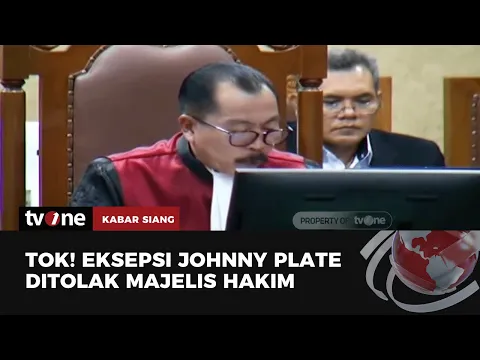 Hakim Tolak Eksepsi Tim Kuasa Hukum Johnny G Plate