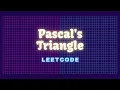 Pascal s Triangle Leetcode Problem 118 C Solution Hindi