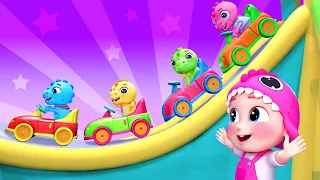 Five Little Dinos 🦖 | Funny Bunny - Nursery Rhymes & Kids Songs Compilation🌟