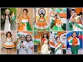 15th August Special Kids Girls Outfit Ideas Tricolor Dresses 15th August Dress Independen