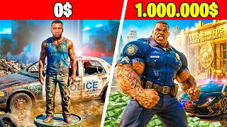 ФРАНКЛИН СТАЛ САМЫМ СИЛЬНЫМ ПОЛИЦЕЙСКИМ в ГТА 5! РЕАЛЬНАЯ ЖИЗНЬ КОПА ОБЗОР МОДА GTA 5 ОНЛАЙН