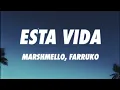 Marshmello, Farruko - Esta Vida (Letra/Lyrics)